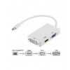 Конвертер перехідник Mini DisplayPort на HDMI/DVI/VGA 34113