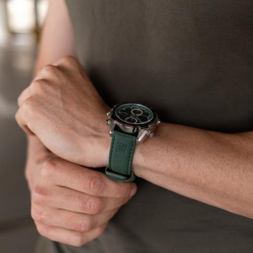 Наручний годинник чоловічий NaviForce Fly ArmyGreen Сріблястий (2743)