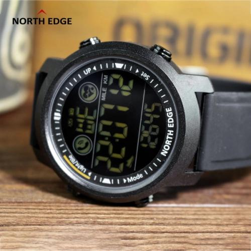 Наручний годинник чоловічий North Edge Laker Black 5BAR Чорний (2704) Наручний годинник чоловічий North Edge Laker Black 5BAR Чорний (2704)