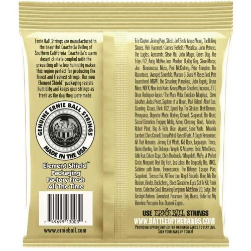 Струни для акустичної гітари 3 Sets Ernie Ball 3003 Earthwood Acoustic 80/20 Bronze Medium Light 12/54 Струни для акустичної гітари 3 Sets Ernie Ball 3003 Earthwood Acoustic 80/20 Bronze Medium Light 12/54