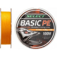 Шнур Select Basic PE Помаранчевий 100м 0.10м 4.8кг/10lb (1870-27-53)