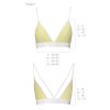 Спортивний топ з подвійними бретелями Passion PS007 TOP yellow, size M в інтернет супермаркеті PbayMarket!