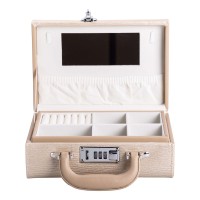 Кейс-органайзер для прикрас YIWU 24x16x9.5 см Бежевий (HP-5-24CR)