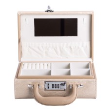 Кейс-органайзер для прикрас YIWU 24x16x9.5 см Бежевий (HP-5-24CR)