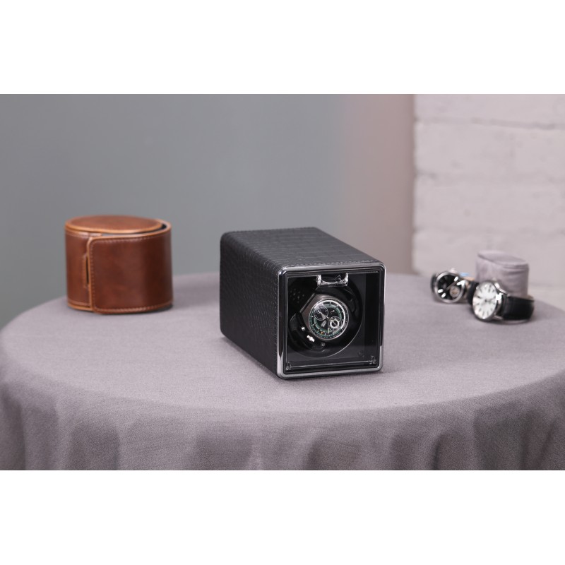 Шкатулка Salvadore для підзаводу 1 годинника JA/CROC/1301/BCL 10х10х17 см Чорний