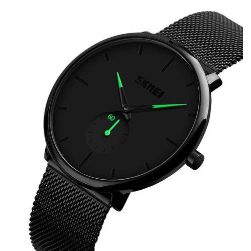 Чоловічий наручний годинник Skmei 9185 Black Чоловічий наручний годинник Skmei 9185 Black