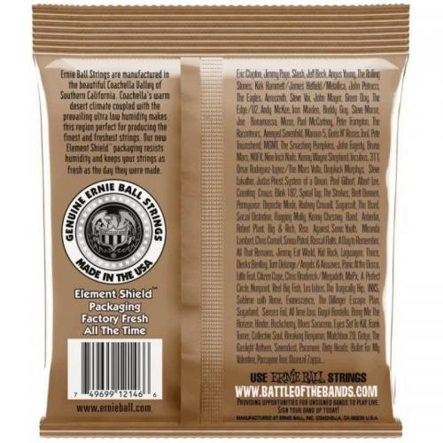 Струни для акустичної гітари 6 шт Ernie Ball 2146 Earthwood Acoustic Phosphor Bronze 12/54 Струни для акустичної гітари 6 шт Ernie Ball 2146 Earthwood Acoustic Phosphor Bronze 12/54