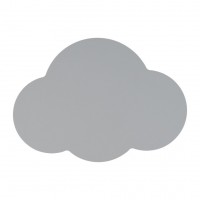 Настінний світильник TK Lighting Cloud 38x27 см Сірий (TK4965)