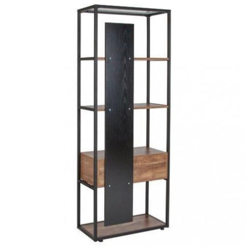 Стелаж для зберігання в стилі Loft NS-1842 1680x600x300 мм Черный