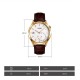 Чоловічий кварцовий годинник Skmei 1581 Prestige коричневий