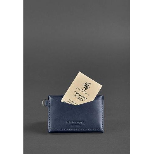 Монетниця із клапаном BlankNote 1.0 Темно-синій (BN-CW-1-navy-blue)