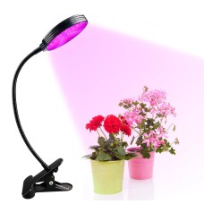 Фітолампа світлодіодна для кімнатних рослин Greenland R1 з таймером кругла 15W