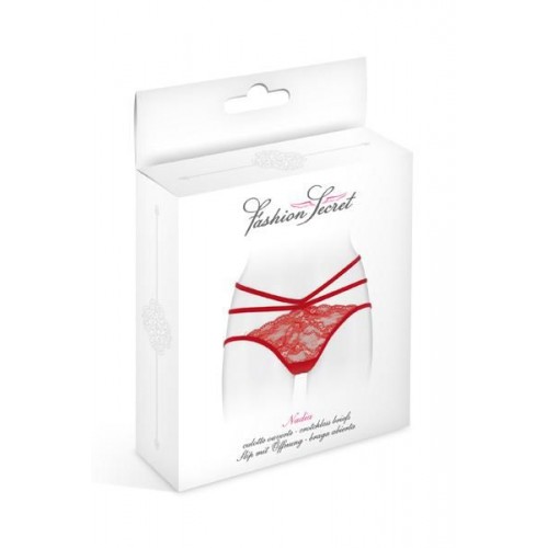 Трусики з відкритою попкою Fashion Secret Nadia Red в інтернет супермаркеті PbayMarket!