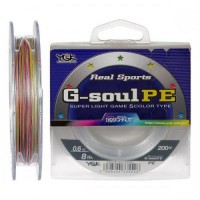 Шнур YGK G-Soul PE 5 Colors 200m #0.6/0.128mm 8lb (1013-5545.02.06) Шнур YGK G-Soul PE 5 Colors 200m #0.6/0.128mm 8lb (1013-5545.02.06)