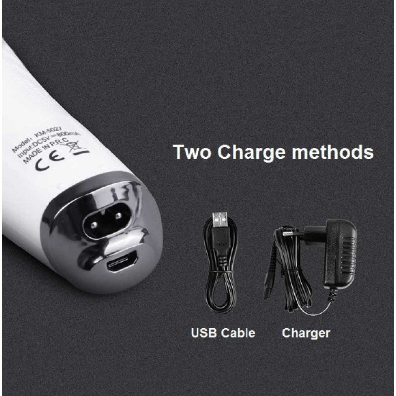 Тример окантовочний Kemei Km-5027 Сріблястий (1147624159)