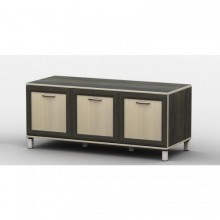 Тумба під телевізор Тиса Мебель ТВ-225 Венге Дуб молочний 44x45x90 см