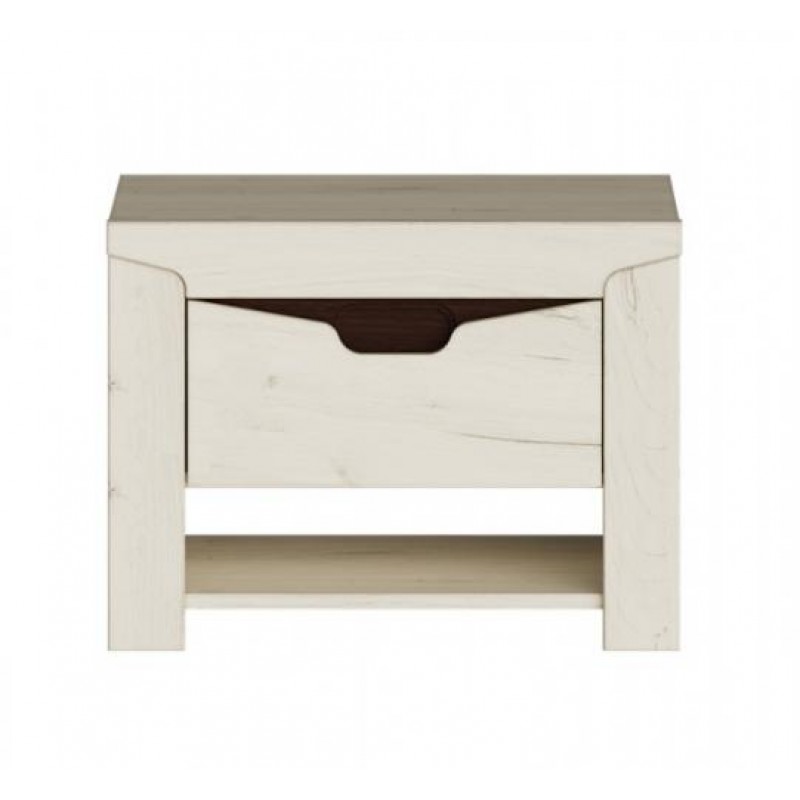 Тумба ліжка Еверест Ліберті Крафт білий