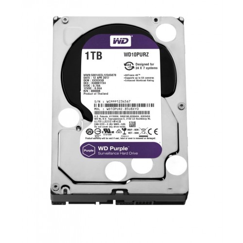 Накопичувач HDD SATA 1.0TB WD Purple 5400rpm 64MB (WD10PURZ) в інтернет супермаркеті PbayMarket!