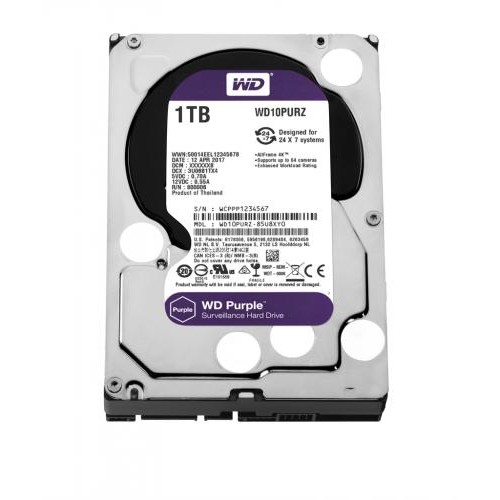 Накопичувач HDD SATA 1.0TB WD Purple 5400rpm 64MB (WD10PURZ) в інтернет супермаркеті PbayMarket!