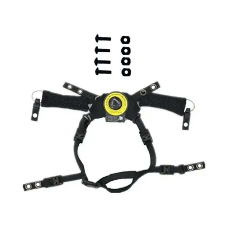 Мистема кріплень для шолома із подушками Wendy system Чорний (2136520041)