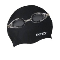 Набір 2 в 1 для плавання Intex 55649 (окуляри: універсальні 55685, обхват голови ≈ 52-65 см, шапочка 55992)