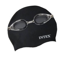 Набір 2 в 1 для плавання Intex 55649 (окуляри: універсальні 55685, обхват голови ≈ 52-65 см, шапочка 55992)