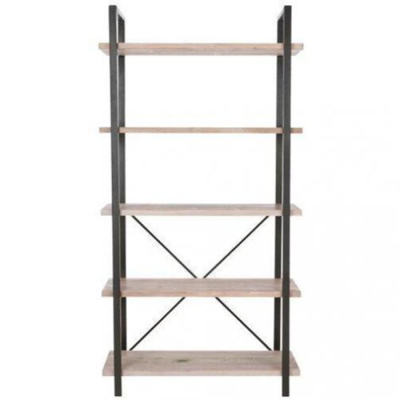 Стелаж для зберігання в стилі Loft NS-1846 1630x850x350 мм Черный