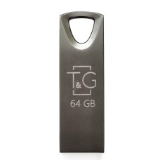 Флеш пам'ять USB T&G 64 GB Metal 117 USB 3.0 Black (30746_3342070)