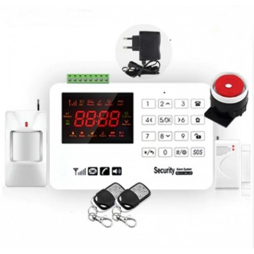 Комплект сигналізації GSM Alarm System GSM40A plus Білий (UUGJRNN885SVVVD) Комплект сигналізації GSM Alarm System GSM40A plus Білий (UUGJRNN885SVVVD)