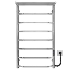 Рушникосушарка електрична Трапеція з полицею П8 500х900 Deffi Хром JD03 (C.TP.90.50.8.E.C.R.1)