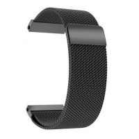 Ремінець сталевий BeWatch міланська петля шириною 20 мм Чорний (1010201.u) Ремінець сталевий BeWatch міланська петля шириною 20 мм Чорний (1010201.u)