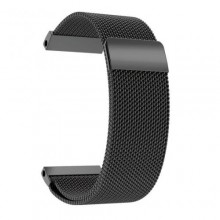 Ремінець сталевий BeWatch міланська петля шириною 20 мм Чорний (1010201.u)