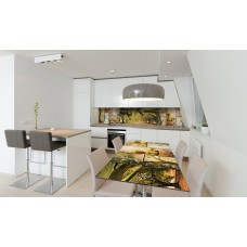 Наклейка вінілова на стіл Zatarga «Оливковий гай» 650х1200 мм Z180453/1st