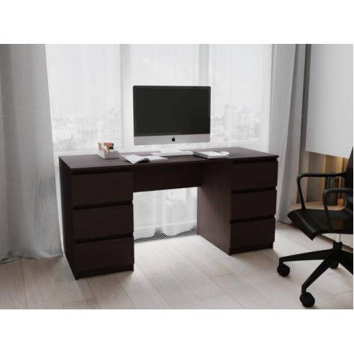 Стіл письмовий Меблева Площа СП-6 160х60х75 см Венге Стіл письмовий Меблева Площа СП-6 160х60х75 см Венге