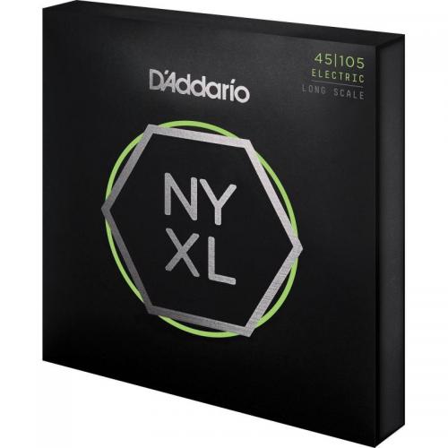 Струни для бас-гітари D'Addario NYXL45105 Long Scale Light Top Medium Bottom Electric Bass 4 Strings 45/105 Струни для бас-гітари D'Addario NYXL45105 Long Scale Light Top Medium Bottom Electric Bass 4 Strings 45/105