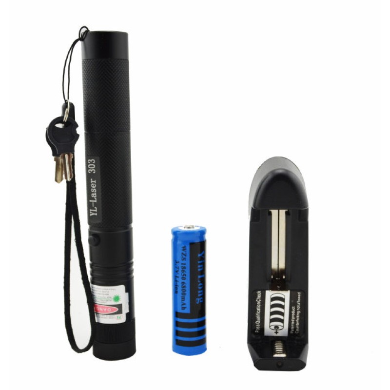 Лазерна вказівка ​​Noisy Laser 303 Green Light Black (hub_np2_0688)