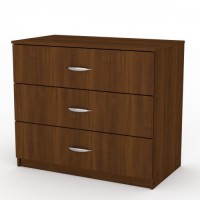 Комод для речей Компанит 3Б Горіх екко (kom-222)