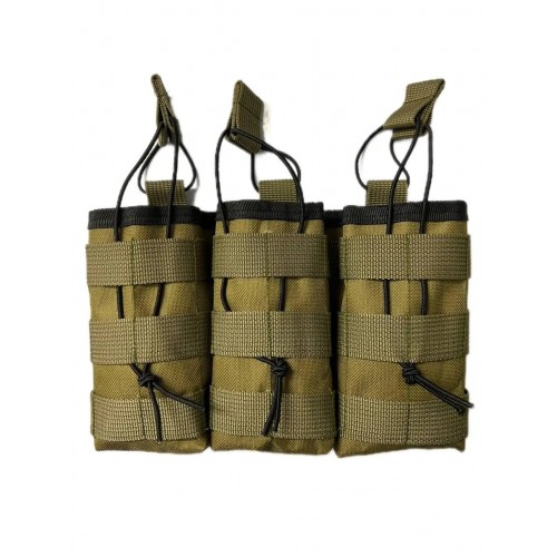 Підсумок під 3 магазини АК відкритий койот MOLLE VS Thermal Eco Bag Підсумок під 3 магазини АК відкритий койот MOLLE VS Thermal Eco Bag