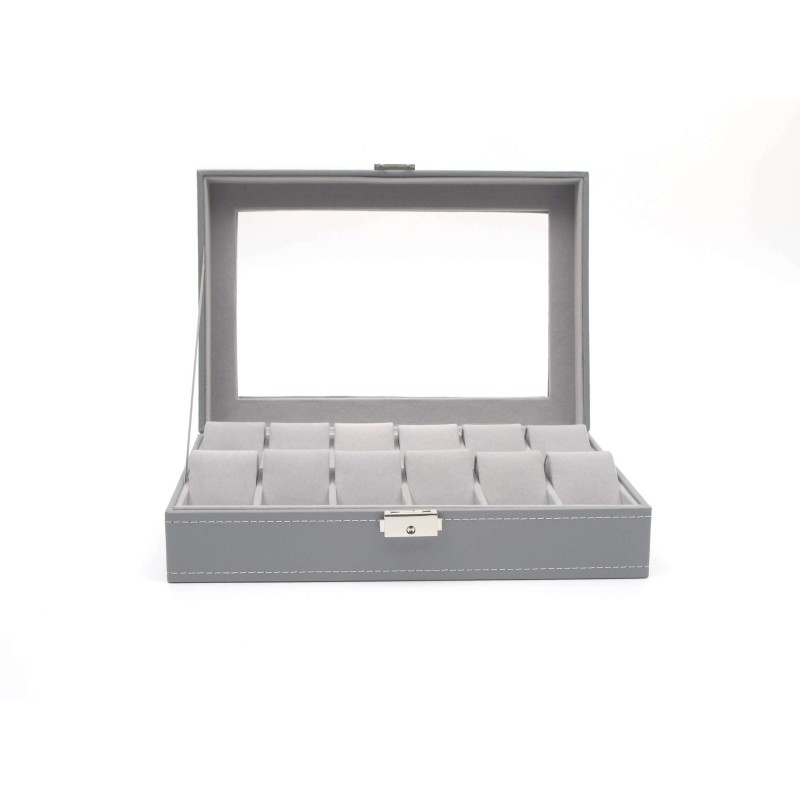 Шкатулка для зберігання годинників Craft 12PU.GR сірий