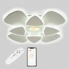 Стельова LED люстра Sunlight 5889/4+4 Білий