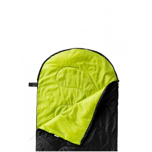 Спальний мішок Hi-Tec Mumio (SB014) 210x75 см Right Zip Чорний з зеленим JS.120.11 в інтернет супермаркеті PbayMarket!