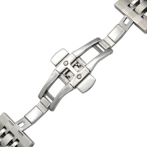 Браслет BeWatch для Mobvoi TicWatch Pro 3 Huawei Watch GT 2 46mm | GT 2 Pro 22мм Link сталевий Сріблястий (1021405)