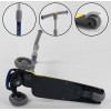 Самокат триколісний Best Scooter складане алюмінієве кермо, 3 колеса PU зі світлом Black/Yellow (102033)