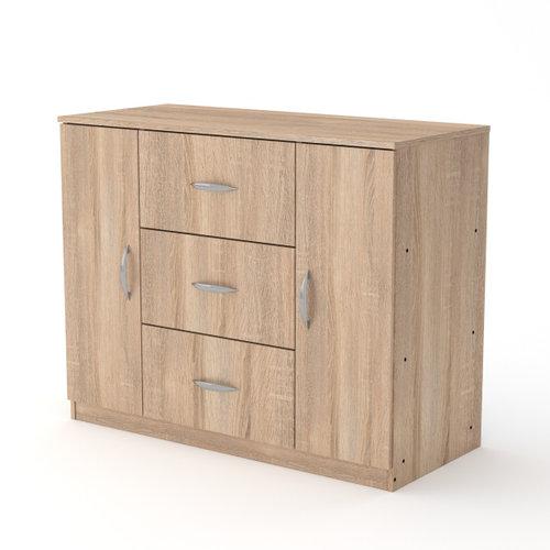 Комод для речей Компанит Дуб сонома 3 2
