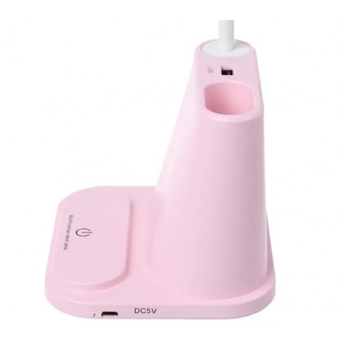 Світильник світлодіодний usb з утримувачем для телефону OPT-TOP Multifunctional desk lamp 1200mah Рожевий (1777401089) Світильник світлодіодний usb з утримувачем для телефону OPT-TOP Multifunctional desk lamp 1200mah Рожевий (1777401089)