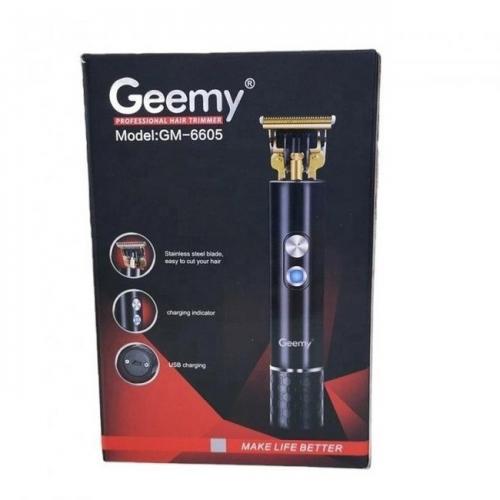 Бездротовий триммер для стрижки волосся Geemy GM-6605 Black N