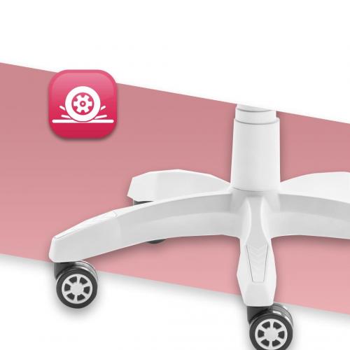 Комп'ютерне крісло Hell's Rainbow Pink тканина Комп'ютерне крісло Hell's Rainbow Pink тканина