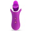 Стимулятор з імітацією оральних пестощів FeelzToys - Clitella Oral Clitoral Stimulator Purple