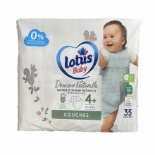 Дитячі підгузники Lotus Baby 4+ (10-14 кг) 35 шт