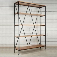 Стелаж для зберігання в стилі Loft NS-1707 2030x1400x400 мм Черный Стелаж для зберігання в стилі Loft NS-1707 2030x1400x400 мм Черный